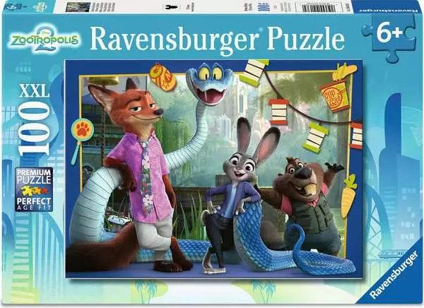 EAN 4005555041382 - Ravensburger Zoomania Puzzle rompecabezas 100 pieza(s) Animales imagen 1