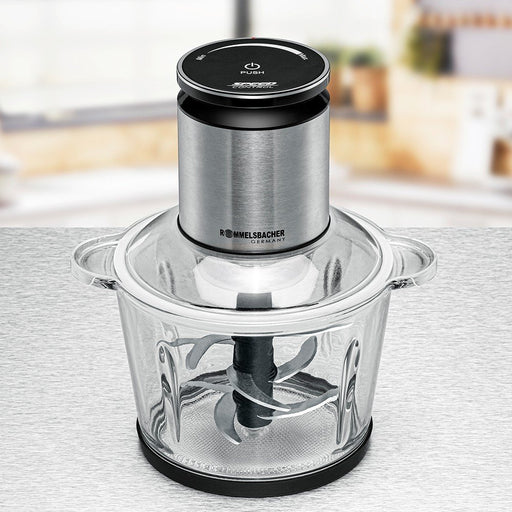 EAN 4001797854506 - Rommelsbacher MZ 800 picadora eléctrica de alimentos 2,7 L 800 W Negro, Acero inoxidable imagen 1