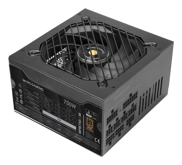 EAN 8435693110040 - Mars Gaming MPB750SIM unidad de fuente de alimentación 750 W 24-pin ATX ATX Negro imagen 3