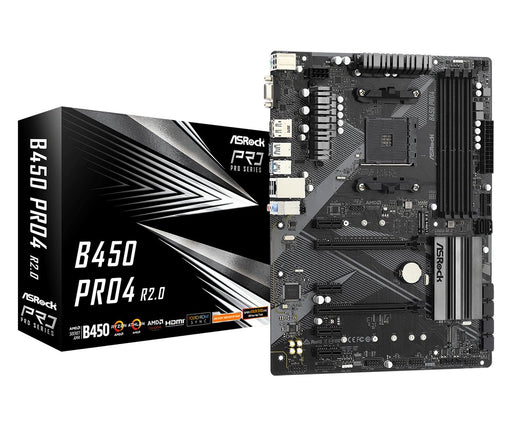 EAN 4710483932786 - Asrock B450 Pro4 R2.0 AMD B450 Zócalo AM4 ATX imagen 1