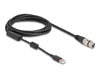 EAN 4043619841783 - DeLOCK 84178 cable de audio XLR (3-pin) USB tipo A Negro, Plata imagen 1