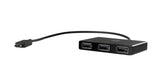 EAN 0190780850923 - HP USB-C to USB-A Hub USB 3.2 Gen 1 (3.1 Gen 1) Type-C Negro imagen 2