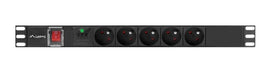 EAN 5901969441741 - Lanberg PDU-05E-0200-BK unidad de distribución de energía (PDU) 5 salidas AC 1U Negro imagen 5
