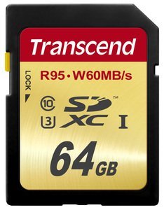 EAN 0760557827917 - Transcend TS64GSDU3 memoria flash 64 GB SDXC NAND Clase 10 imagen 1