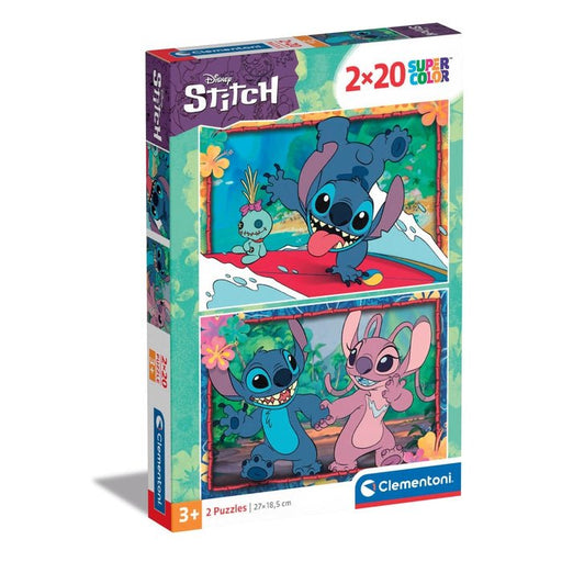 EAN 8005125248094 - Clementoni Supercolor Disney Stitch Puzzle rompecabezas 20 pieza(s) Dibujos imagen 1
