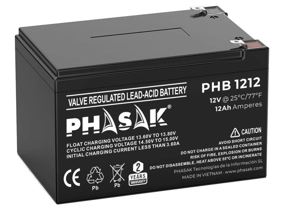 EAN 5605922050949 - Phasak PHB 1212 batería para sistema ups Sealed Lead Acid (VRLA) imagen 1