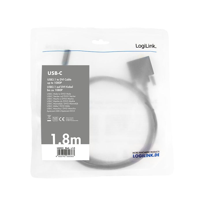 EAN 4052792050363 - LogiLink UA0331 Adaptador gráfico USB Negro imagen 4
