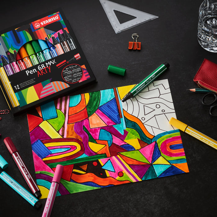 EAN 4006381590020 - STABILO Pen 68 MAX rotulador Colores surtidos 18 pieza(s) imagen 4