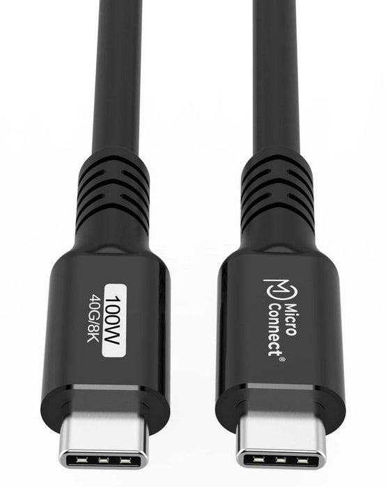 EAN 5715328135574 - Microconnect USB4CC015 cable USB USB4 Gen 3x2 0,15 m USB C Negro imagen 2