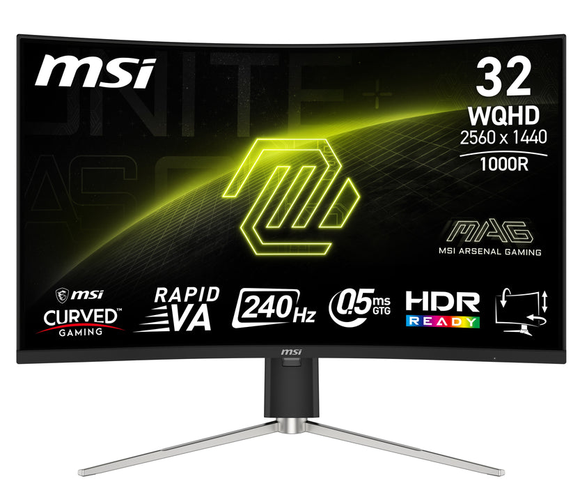 EAN 4711377231237 - MSI MAG 325CQRXF E2 pantalla para PC 80 cm (31.5") 2560 x 1440 Pixeles Wide Quad HD LED Negro imagen 3