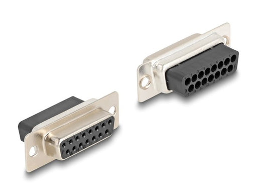 EAN 4043619670918 - DeLOCK 67091 cambiador de género para cable D-Sub 15 RJ12 Amarillo imagen 2