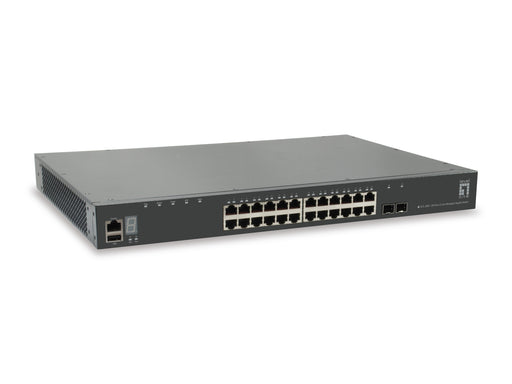 EAN 4015867198988 - LevelOne GTL-2881 switch Gestionado L3 Gigabit Ethernet (10/100/1000) Gris imagen 1