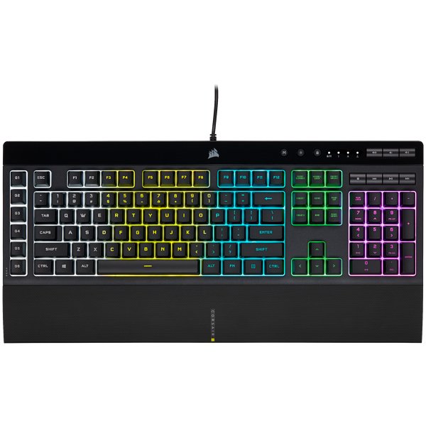 EAN 0840006631736 - Corsair K55 RGB PRO teclado Juego USB QWERTY Español Negro imagen 1
