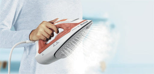 EAN 3121040092729 - Tefal Virtuo 30 FV2C40E0 plancha Plancha vapor-seco Suela de cerámica 2000 W Durazno, Blanco imagen 2