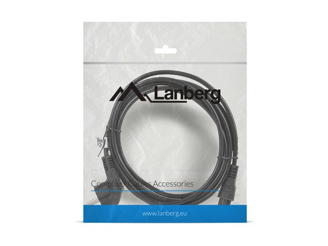 EAN 5901969409895 - Lanberg CA-C5CA-11CC-003-BK cable de transmisión Negro 3 m C5 acoplador CEE7/7 imagen 4