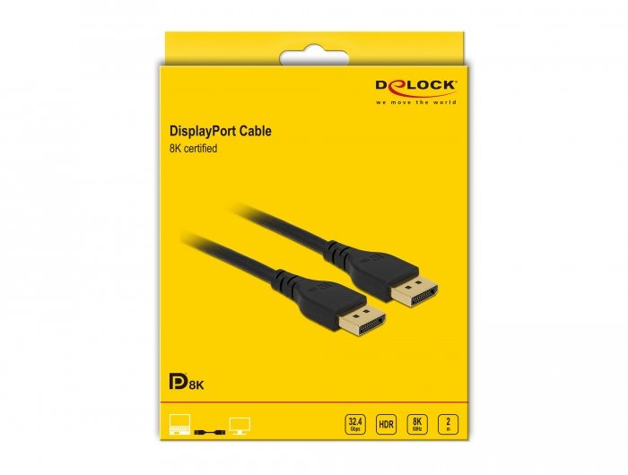 EAN 4043619859108 - DeLOCK 85910 cable DisplayPort Negro imagen 3
