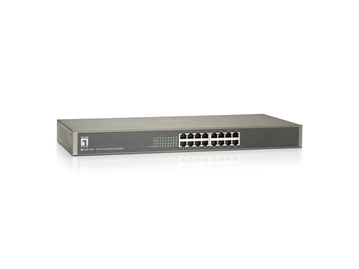 EAN 4015867136447 - LevelOne FSW-1650 switch No administrado Fast Ethernet (10/100) Gris imagen 1