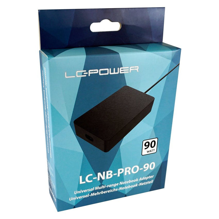 EAN 4260070128875 - LC-Power LC-NB-PRO-90 adaptador e inversor de corriente Interior 90 W Negro imagen 4