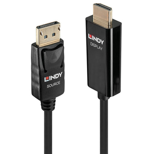EAN 4002888409148 - Lindy 40914 adaptador de cable de vídeo 0,5 m HDMI tipo A (Estándar) DisplayPort Negro imagen 1