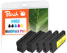 EAN 7640460547238 - Peach PI300-999 cartucho de tinta 5 pieza(s) Compatible Rendimiento estándar Negro, Cian, Magenta, Amaril imagen 1