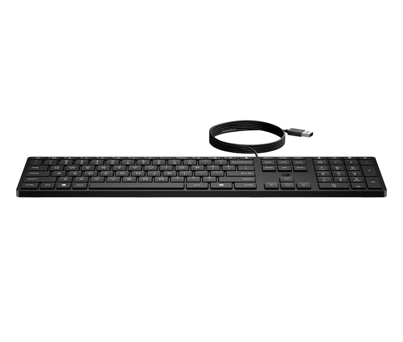 EAN 5715063730706 - HP 320K Wired Keyboard teclado Oficina USB Negro imagen 1