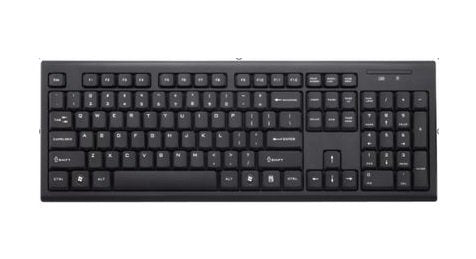 EAN 4260664870104 - MediaRange MROS111 teclado Universal RF inalámbrico QWERTZ Negro imagen 1