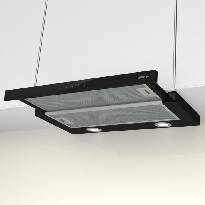 EAN 3838782388484 - Gorenje TH64E4BG campana Semintegrada (extraíble) Negro 450 m³/h imagen 5