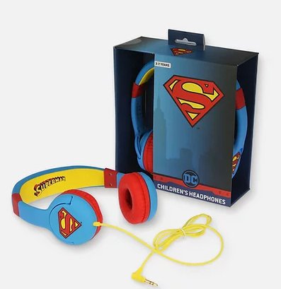 EAN 5055371618236 - OTL Technologies DC Comics Superman Man of Steel Auriculares Alámbrico Diadema Música Azul, Rojo, Amarill imagen 5