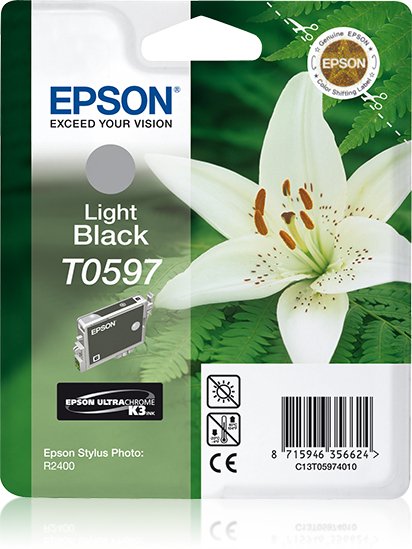 EAN 8715946356624 - Epson Lily T0597 cartucho de tinta 1 pieza(s) Original Negro claro imagen 1