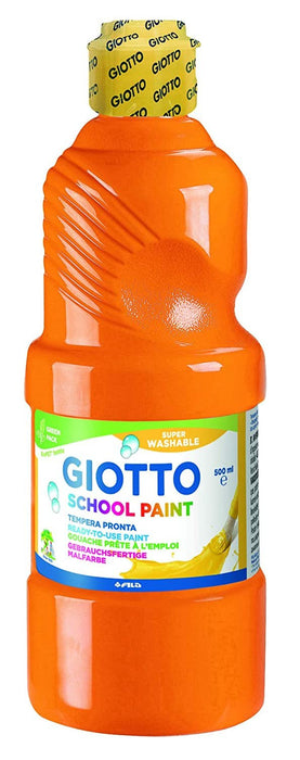 EAN 8000825535352 - Giotto F535305 tempera 500 ml Botella Naranja imagen 1