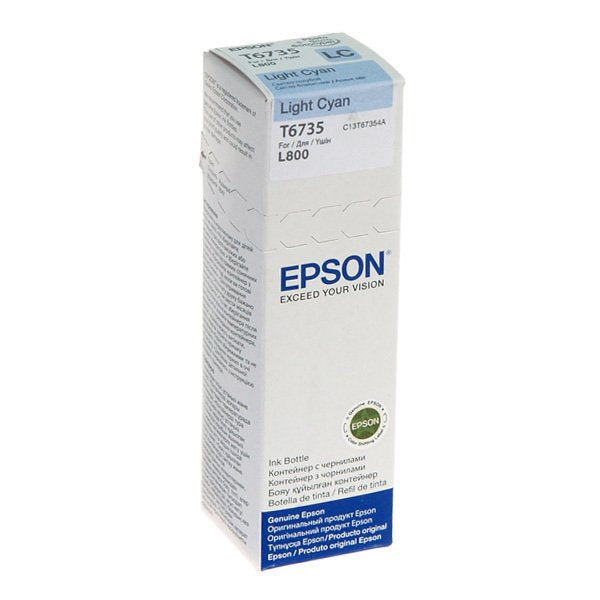 EAN 8715946495736 - Epson T6735 cartucho de tinta 1 pieza(s) Original Rendimiento estándar Cian claro imagen 1