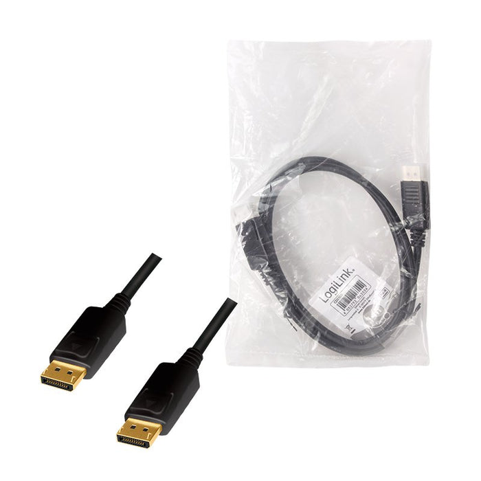 EAN 4052792063554 - LogiLink CD0100 cable DisplayPort 1 m Negro imagen 6
