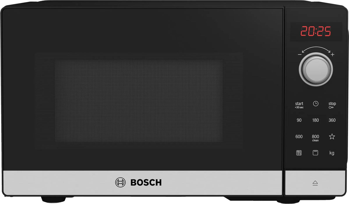 EAN 4242005296699 - Bosch Serie 2 FEL023MS2 microondas Negro, Acero inoxidable Solo microondas Encimera 20 L 800 W imagen 1