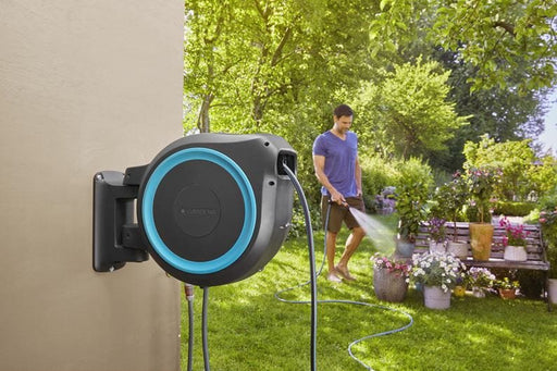 EAN 4078500052023 - Gardena 18620-20 carrete de manguera de jardín Carrete de pared Automático Negro imagen 2