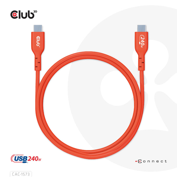 EAN 8719214472306 - CLUB3D CAC-1573 cable USB USB4 Gen 2x2 2 m USB C Rojo imagen 13
