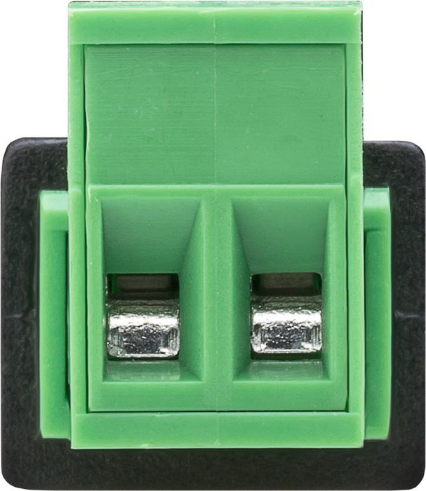 EAN 4051366767447 - Goobay 76744 cambiador de género para cable Terminal Block 2-pin DC Negro imagen 2
