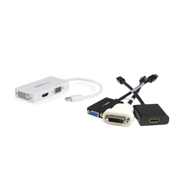 EAN 0065030857093 - StarTech.com MDP2VGDVHDW adaptador de cable de vídeo 0,15 m DVI-D + VGA (D-Sub) + HDMI imagen 4