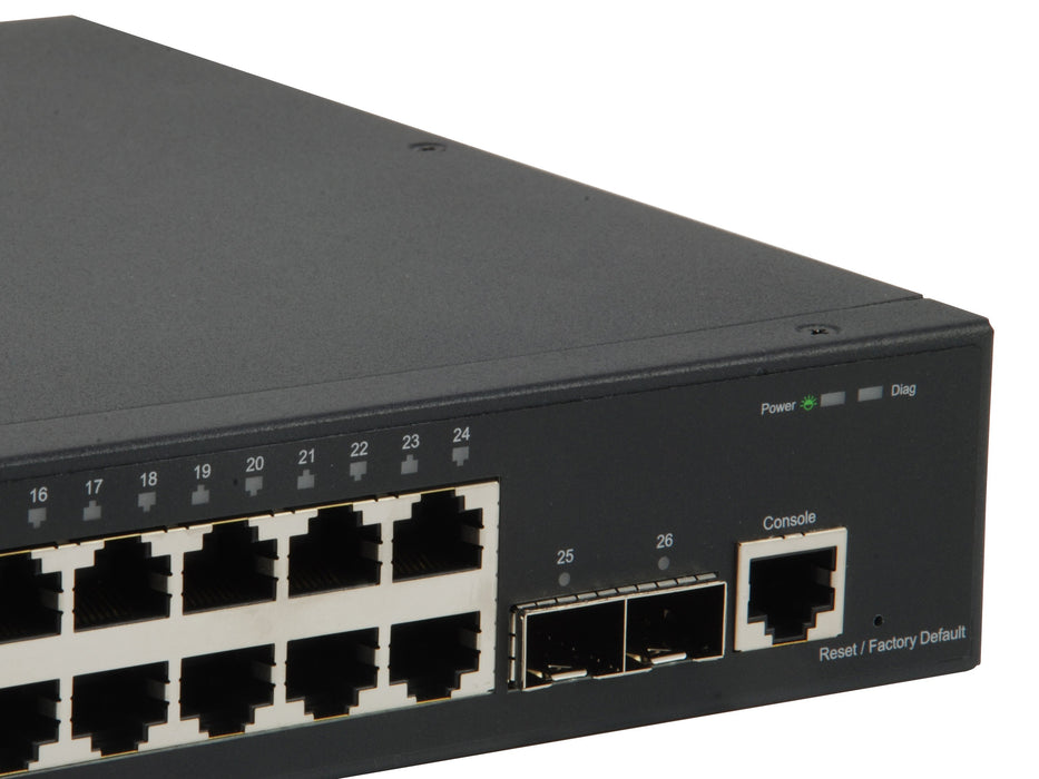 EAN 4015867203057 - LevelOne GTL-2661 switch Gestionado L2 Gigabit Ethernet (10/100/1000) Negro imagen 5