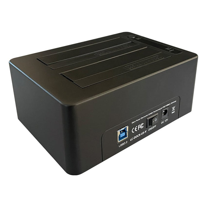 EAN 4260070128592 - LC-Power LC-DOCK-U3-V base de conexión para disco duro USB 3.2 Gen 1 (3.1 Gen 1) Type-B Negro imagen 3