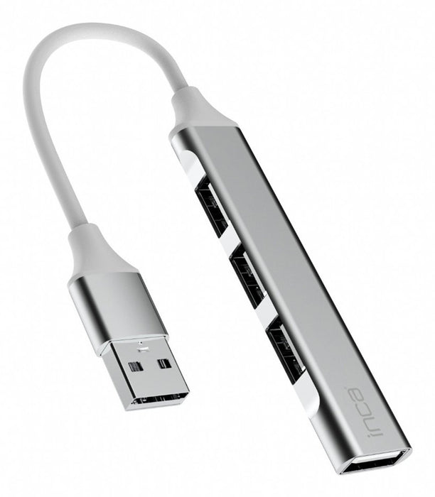 EAN 8681949014949 - Inca IUSB-4TUX hub de interfaz USB 2.0 Type-A 5000 Mbit/s Plata, Blanco imagen 1