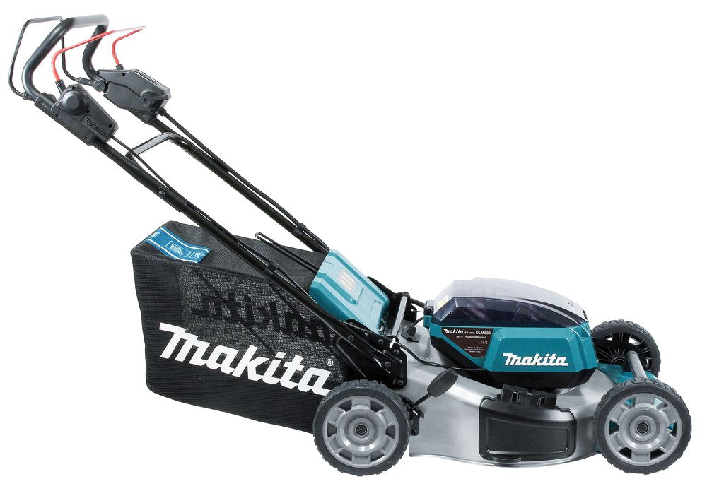 EAN 0088381735124 - Makita DLM536Z cortadora de césped Cortacésped manual Batería Negro, Turquesa imagen 6