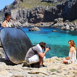 EAN 4250234576956 - Walimex 17695 reflector de estudio fotográfico Ovalado Plata, Blanco imagen 5