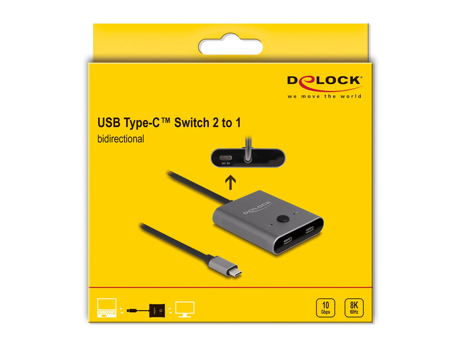 EAN 4043619115006 - DeLOCK 11500 hub de interfaz USB 3.2 Gen 2 (3.1 Gen 2) Type-C 10000 Mbit/s Gris imagen 3