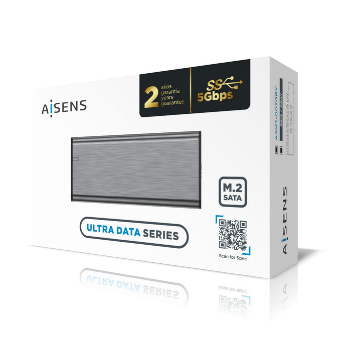 EAN 8436574704518 - AISENS ASM2-007GRY caja para disco duro externo Caja externa para unidad de estado sólido (SSD) imagen 6