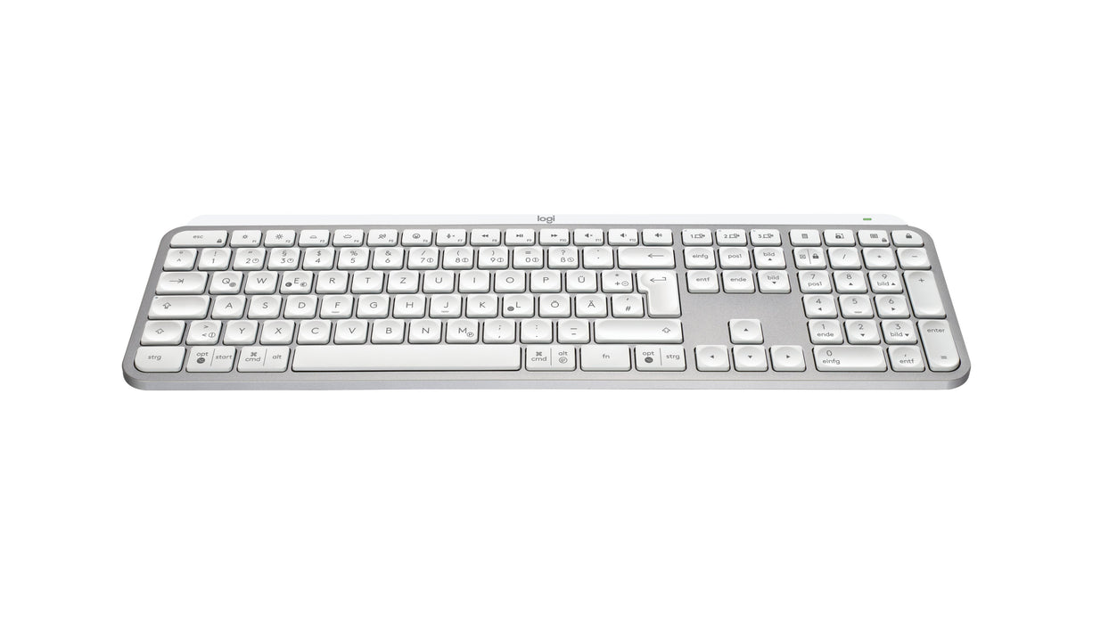 EAN 5099206112186 - Logitech 920-011566 teclado Universal RF Wireless + Bluetooth QWERTZ Alemán Aluminio, Blanco imagen 6