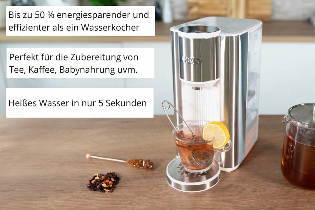 EAN 4011689186103 - Unold Ava tetera eléctrica 2,5 L 2600 W Plata, Blanco imagen 2