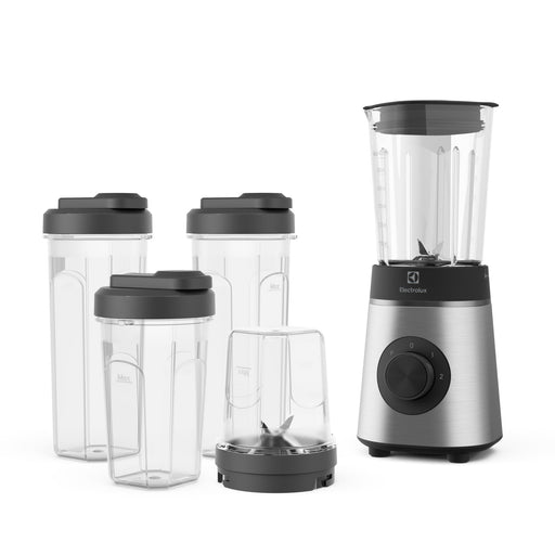 EAN 7332543836734 - Electrolux E4CB1-6ST 1 L Batidora de vaso 350 W Negro, Acero inoxidable, Transparente imagen 1