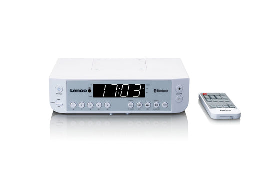 EAN 8711902041221 - Lenco KCR-100 Reloj Digital Blanco imagen 2
