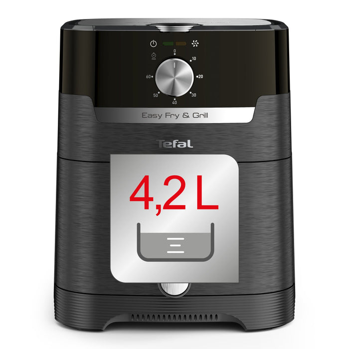 EAN 3045380020764 - Tefal Easy Fry & Grill EY5018 Sencillo 4,2 L Independiente 1550 W Freidora de aire caliente Negro imagen 6