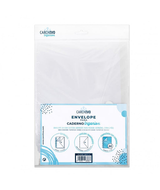 EAN 8422951063668 - CARCHIVO 66124001 sobre A4 (210 x 297 mm) Transparente 1 pieza(s) imagen 1